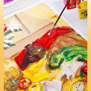 Nouveau produit en gros, peinture <span class=keywords><strong>gouache</strong></span> de qualité supérieure, non toxique, 18 couleurs, tube en aluminium-plastique - Product Image 5