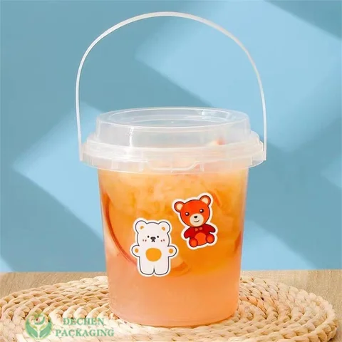 Shape U Boba Cup Pp Plastic Cup With Lid