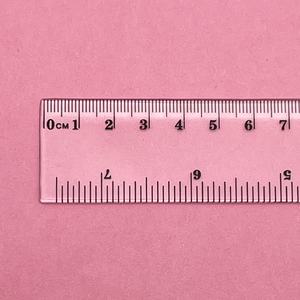 Penjualan laris penggaris plastik skala Digital lurus 20cm 7.5 inci ukuran logo kustom penggaris Sekolah transparan keselamatan untuk anak-anak - Product Image 4