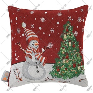 Christmas Heated Pillow Square Cotton Embroidery Design <b>For</b> Camping Outdoor Use - Product Image 5