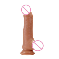 Beliebter Männlicher Dildo für Männer & Frauen USB Aufladbar Vibrierend Wasserdicht IPX7 Silikon Gummi Erwachsenen-Spielzeug