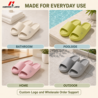 Sandalias Ligeras de EVA Antideslizantes de Una Sola Tira para Ducha, Chanclas Abiertas para Piscina y Baño, Calzado al por Mayor para Interiores y Exteriores
