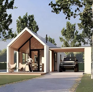 Casa Prefabricada <span class=keywords><strong>de</strong></span> <span class=keywords><strong>Madera</strong></span> Ecológica, Aislada para Todas las Estaciones, Impermeable, con Energía Solar, para Vacaciones, Campamentos y Hoteles - Product Image 6