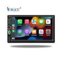 BQCC Écran HD 7 pouces 2 Din Android Auto Double ports USB AUX FM Lecteur multimédia vidéo Navigation GPS Stéréo Autoradio