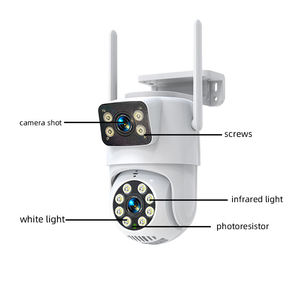 Telecamera IP WiFi Eseecloud 3MP HD 1080P con Doppia Lente, Registratore Wireless per Casa Intelligente, Audio Bidirezionale, Sensore CMOS per Interni - Product Image 2