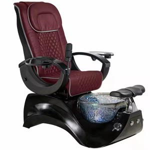 Vente chaude Beauté De Luxe En Cuir <span class=keywords><strong>Blanc</strong></span> <span class=keywords><strong>Manucure</strong></span> Pas De Plomberie Message Spa Pédicure Chaise - Product Image 5