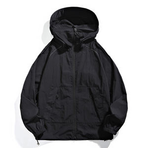 Vêtements de protection solaire pour hommes et femmes, nouvelle veste d'été anti-UV, coupe ample, coupe-vent, manteau fin, confortable, respirant, tendance, toile - Product Image 1