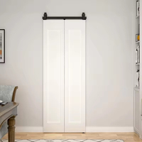 Herrajes para Puertas Plegables Wekis, Kit de Rieles para Puertas Plegables Tipo Granero, para División de Espacios Interiores, Suministro para Contratistas
