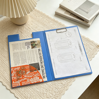 Papeterie de bureau, produits d'organisation et d'archivage format A4, dossier pliable avec clip