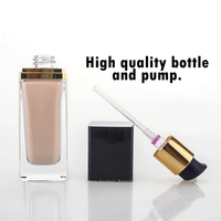 Fond de teint Vegan à couverture complète, étiquette privée, imperméable, brillant, mat, contrôle de l'huile, correcteur de maquillage, 24h