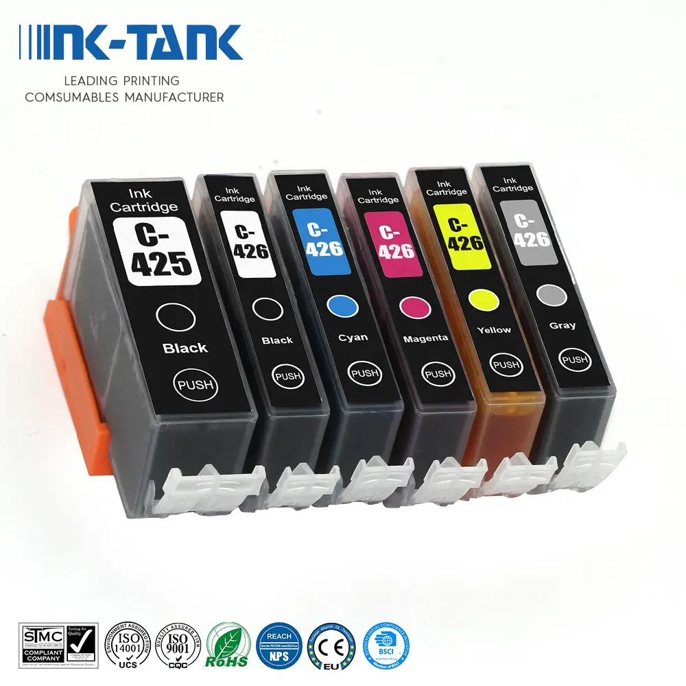 INK-TANK PGI-425 PGI425 CLI-426 CLI426 Премиум цвет совместимый чернильный картридж для принтера Canon принтерам PIXMA IP4840 MG5340 MG6140 принтер