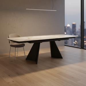 Modern Minimalist Katlanabilir Demir Yemek Odası Takımı Lüks İskandinav/Endüstriyel Üst Düzey Ev Mobilyaları Asla Eski Olmayan Stil - Product Image 6