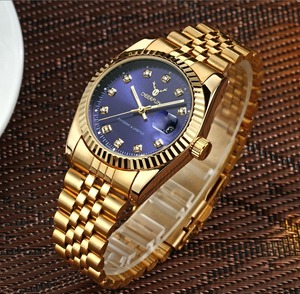 Reloj de Cuarzo con Correa de Acero Inoxidable, Esfera de 37 mm, Deportivo y Elegante para Mujer, Correa de 18 mm, Esfera de Cristal con Puntero y Cierre de Mariposa - Product Image 3