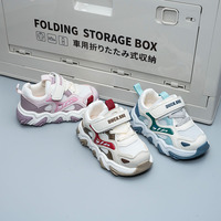 Rouge rose bleu chaussures décontractées pour enfants faciles à porter et à nettoyer enfants église chaussures protéger chaussures enfant en bas âge Luxe baskets enfants chaussures