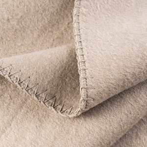 Luxury Pure 100% Mulberry <strong>Silk</strong> <strong>Throw</strong> 80%<strong>Silk</strong> 20%Cotton Natural Classical Super Soft 380GSM Taupe <strong>Silk</strong> Fleece Blanket with Fringe - Product Image 5