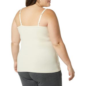 Débardeur ajusté pour femme, camisole, sous-vêtement, grande taille, sans couture, mélange coton et élasthanne - Product Image 3
