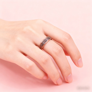 Fabrieksmatig geproduceerde <span class=keywords><strong>ring</strong></span> van puur koper, verstelbaar, romantisch, biomagnetisch, gezondheidsring, hoge kwaliteit, op maat gemaakte sieraden, pijnverlichting - Product Image 2