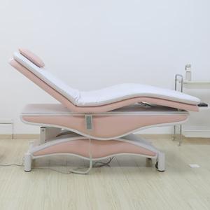 New Feature Three Motor Electric Massage Beauty <b>Bed</b> Pink Luxury Design for Beauty Salon - Product Image 4