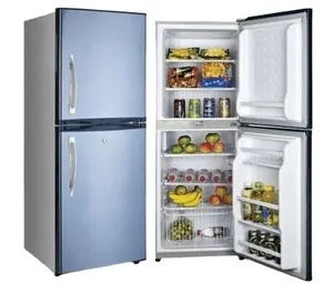 BCD-280 Venda quente dupla porta top-freezer manual de desmatar estilo moderno doméstico e geladeira comercial