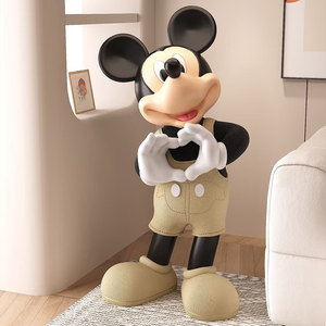 Escultura de <span class=keywords><strong>Mickey</strong></span> Mouse de Diseño Moderno Personalizada, Figura de Arte de Anime en Resina de Fibra de Vidrio Pintada <span class=keywords><strong>para</strong></span> Decoración de Interiores y Exteriores - Product Image 4