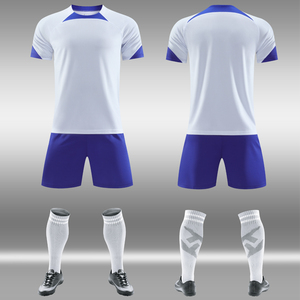 Maillot de football de club pour adolescents de qualité supérieure, domicile et extérieur, manches courtes, avec nom et logo personnalisés, vente en gros - Product Image 4