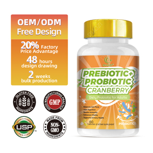 Cápsulas de Arándano Prebiótico y Probiótico DUOZI, 60 Unidades, Soporte Digestivo Diario para Adultos, Suplemento Dietético Vegano - Product Image 2