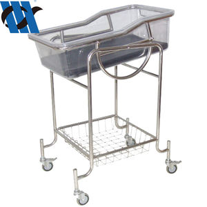 अस्पताल बच्चे का पालना पहियों के साथ अनुकूलित पारदर्शी पालना नवजात शिशु बिस्तर - Product Image 6