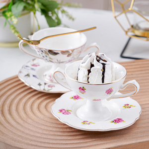 แก้วมักลายมุกสุดสร้างสรรค์แก้วไอศกรีมเซรามิกสำหรับร้านอาหารขนมผลไม้และชาหลากสี - Product Image 4