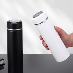 Tumbler intelligente in acciaio inox LED Display digitale della temperatura portatile Smart <span class=keywords><strong>Thermos</strong></span> <span class=keywords><strong>per</strong></span> acqua e caffè coperchio bevande - Product Image 5