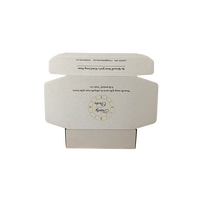 Cartons d'expédition en carton ondulé personnalisés avec design pliable, adaptés à l'envoi postal et à la livraison express