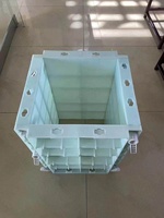 Coffrage composite plastique pour poteaux carrés de fondation, construction Fujian, béton coulé sur place 100x40, haute résistance Jinghuijiadong