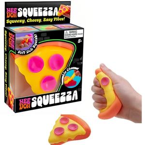 NeeDoh Squeezza Pizza Squishy Fidget Soft Squish Stress Pizza Slice Stress Ball Blind Box pour Enfants Adultes Soulagement de l'anxiété <span class=keywords><strong>Jouet</strong></span> - Product Image 1