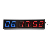 LED électronique extra large Gymboss Boxing HIIT Tabata Interval Timer Logo personnalisé Alliage d'aluminium Montage mural Haute qualité d'exportation
