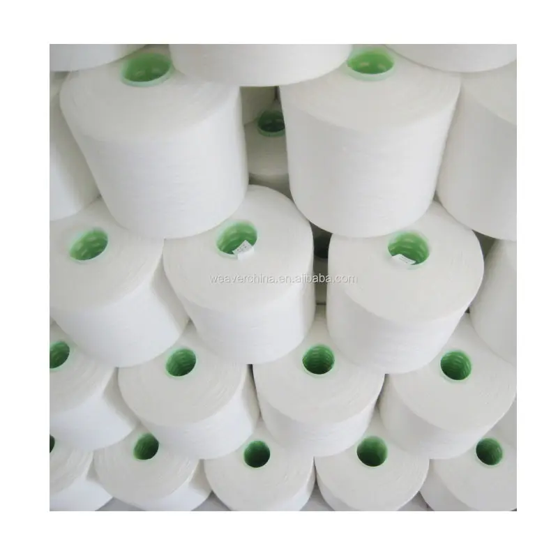 폴리 에스터 원사 32/2 방적사 폴리 에스터 제조 업체 중국 100% 방적된 폴리 에스터 바느질 스레드