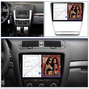 Autoradio Android 14 Serie Katana 120W X 6CH per Skoda Octavia <span class=keywords><strong>A5</strong></span> <span class=keywords><strong>2008</strong></span>-2013, Schermo 10.36 Pollici, 8+256GB, Lettore DVD e Navigatore - Product Image 2
