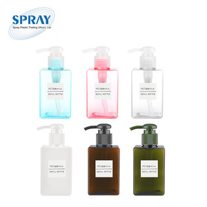 Nhà Máy 250Ml Petg Vuông Bơm Chai Rỗng Nhựa Báo Chí Dispenser Chai Cho Kem Dưỡng Da Rửa Tay Xà Phòng Lỏng Gel Tắm - Product Image 6