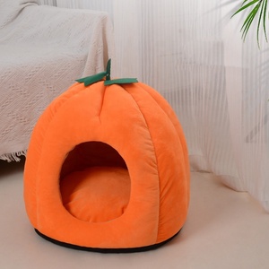 Winterwarmes, modernes, luxuriöses, halbgeschlossenes Reise-Katzenbett mit abnehmbarem Bezug für Hauskatzen - Product Image 2