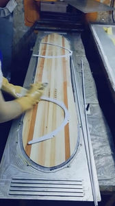 FLORUIT Snowboard Snowboard classique Freestyle Double arc positif Construction Sandwich Skis à tête tordue - Product Image 5