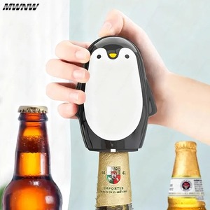 Abridor de Botellas Magnético Automático Penguin, Abridor de Botellas de Cerveza y Bebidas para Fiestas y Bares, Tipo Prensa, Herramientas de Cocina, Decoración del Hogar - Product Image 2