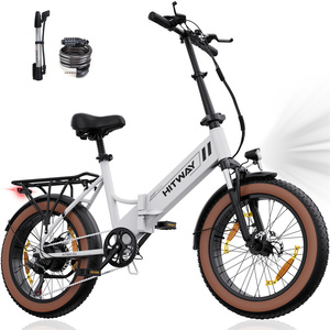 <span class=keywords><strong>Vélo</strong></span> <span class=keywords><strong>Électrique</strong></span> <span class=keywords><strong>Pliable</strong></span> <span class=keywords><strong>HITWAY</strong></span> BK20 48V 20'' à Prix d'Usine, 7 Vitesses, 250W, Pneus Larges, Certifié CE, Compact, Tout-Terrain - Product Image 2