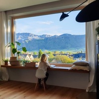 Ventanas de Aluminio Modernas y Económicas con Marco Fijo, Perfiles de Bajo Perfil con Recubrimiento en Polvo, Aislamiento Térmico, Personalizables para Villas