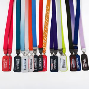 Lanière personnalisée en polyester imprimée par transfert thermique 2024 avec porte-badge d'identification - Product Image 2