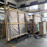 Kaca Seni Cetak Semi-Toughened 8mm Ultra-Jernih Mendukung Warna dan Pola Kustom Ideal Untuk Dekorasi Hotel, Kantor, dan Hunian Mewah
