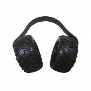 Customizable Factory Work Earmuffs Fashionable Tire-Shaped Noise Reduction <b>Hearing</b> <b>Protection</b> - Product Image 1