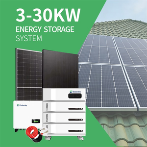 太陽光発電システム一式 家庭用 10kw 5kva 15kw 20kw オフグリッド ハイブリッド パワーインバーター バッテリー エネルギー貯蔵システム - Product Image 1