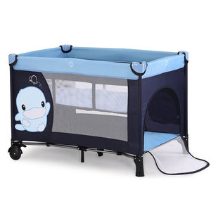 Ensemble de lit bébé en métal personnalisable avec deuxième niveau pour salon, avec impression de dessin animé - Product Image 5
