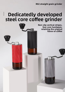 Molinillo de Café Manual Portátil de Acero Inoxidable con Diseño de Madera, Herramienta de Cocina <span class=keywords><strong>para</strong></span> Moler Granos de Café - Product Image 6