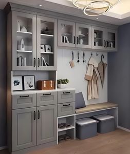 Huipinju Durable Modern Wooden <b>Shoe</b> Cabinet <b>for</b> Home Living Room Hotel Apartment Entryway Furniture - Product Image 4