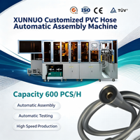 Machine d'assemblage automatique de tubes PVC personnalisée XUNNUO 3000W avec moteur PLC pour une production d'assemblage stable