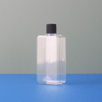 Nouveau plastique vide PETG 50ml Mini petit clair rond carré parfum aromathérapie diffuseur huile bouteille de parfum pour voiture